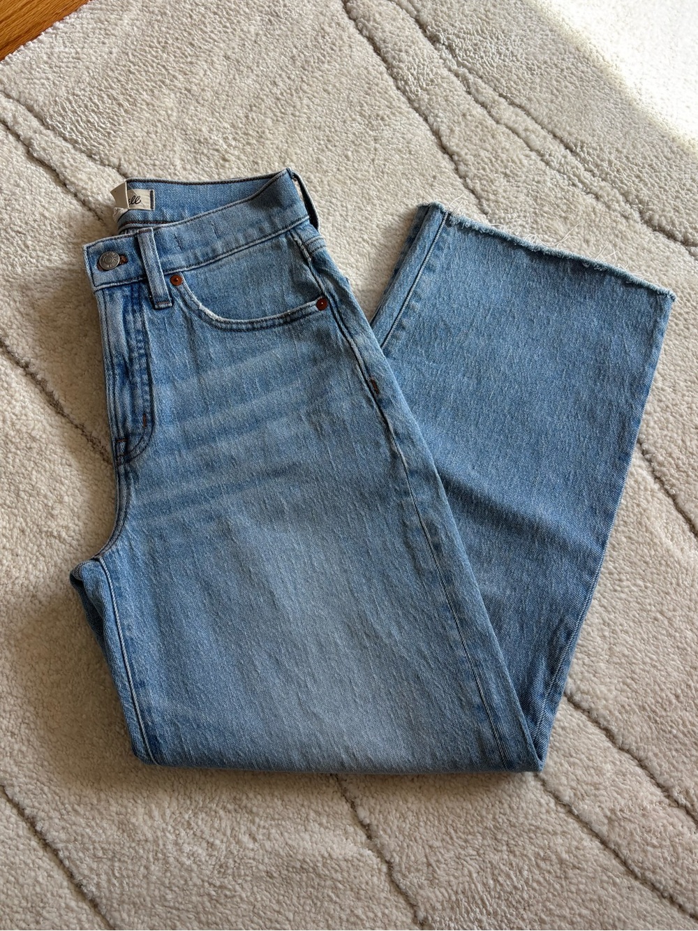 Madewell Perfect Vintage Cropped Wide Leg Jean